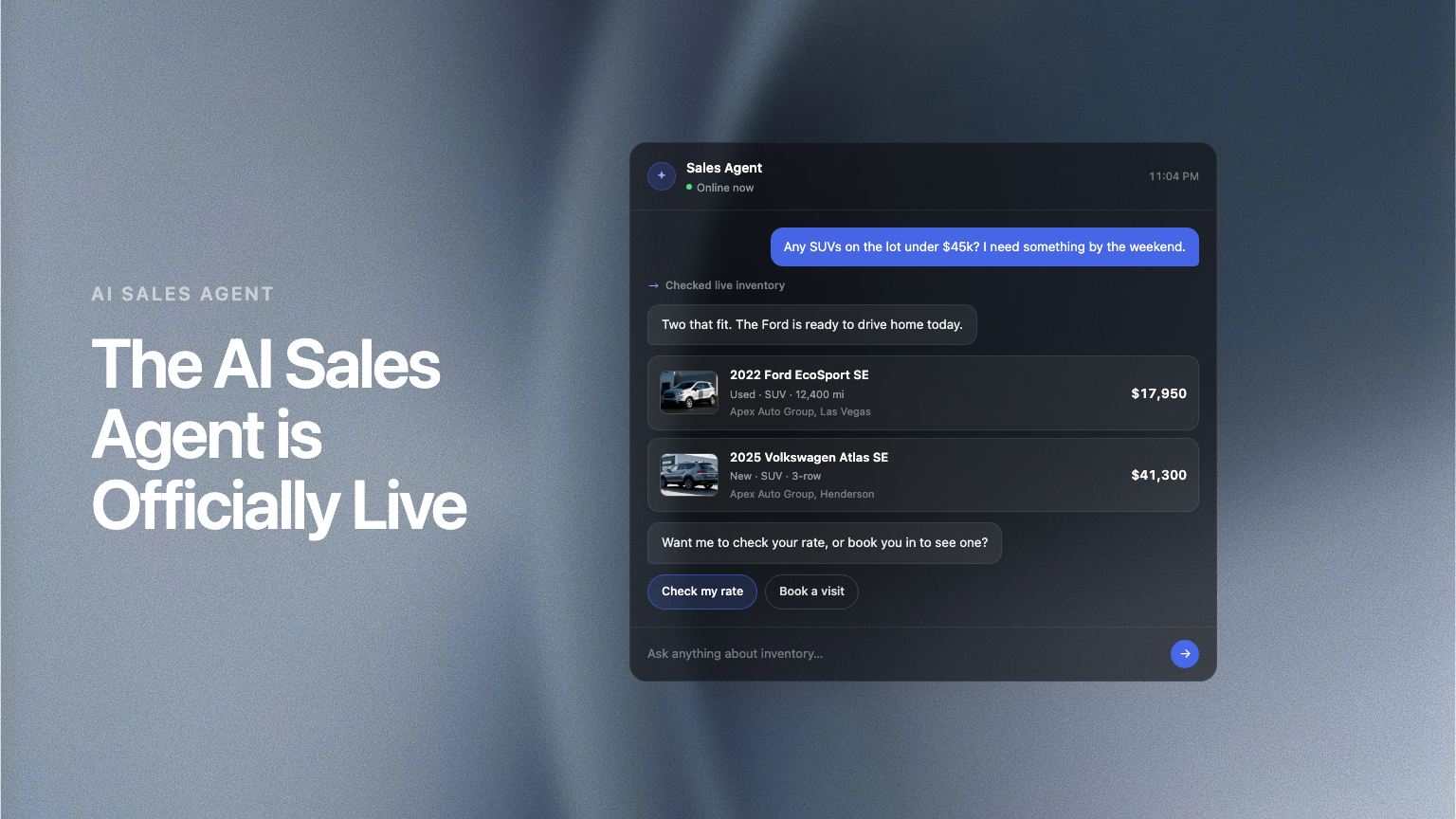 The Ekho AI Sales Agent Is Officially Live