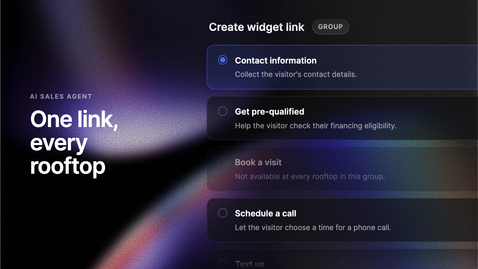 Widget Links Now Work Across a Dealer Group