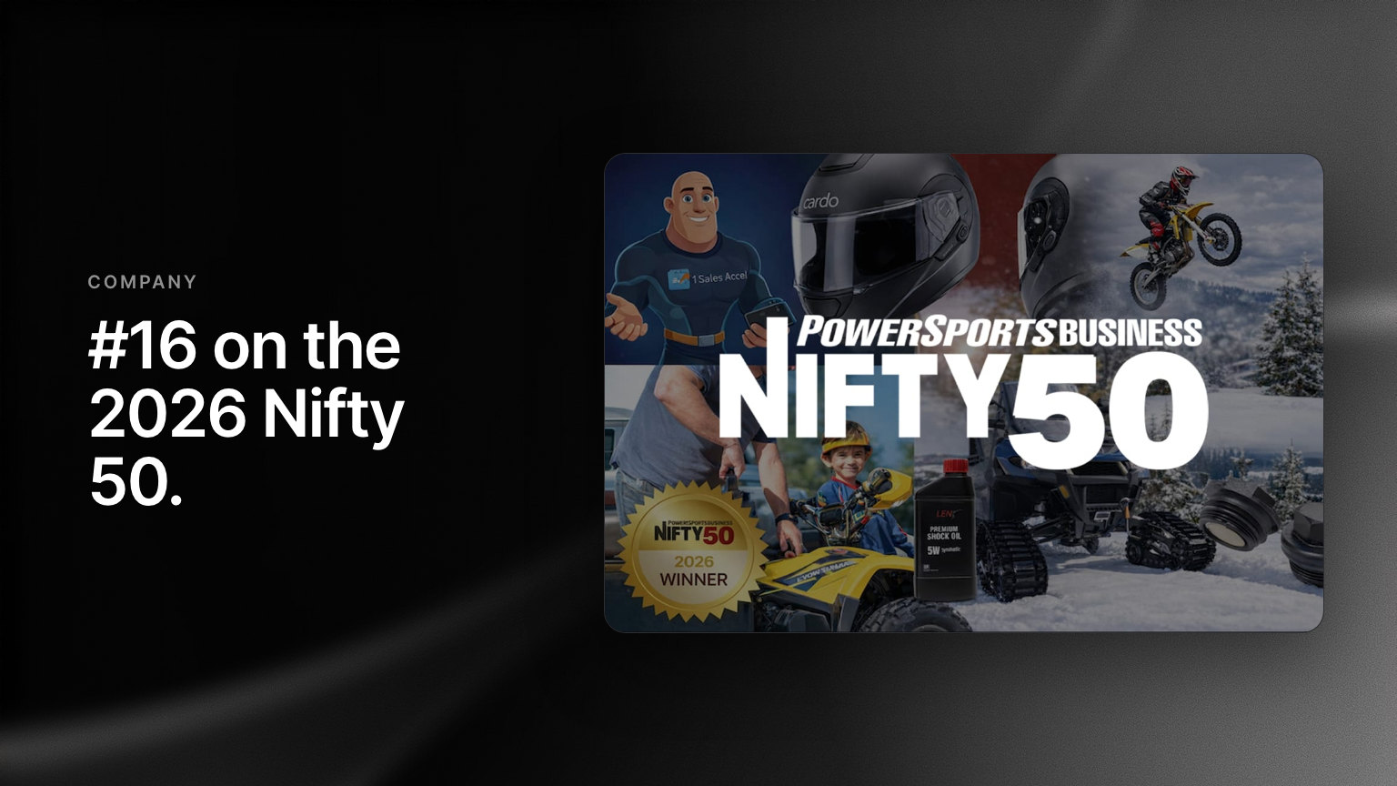 Ekho Named to the 2026 Powersports Business Nifty 50 as the Top-Ranked Dealer Tech Platform