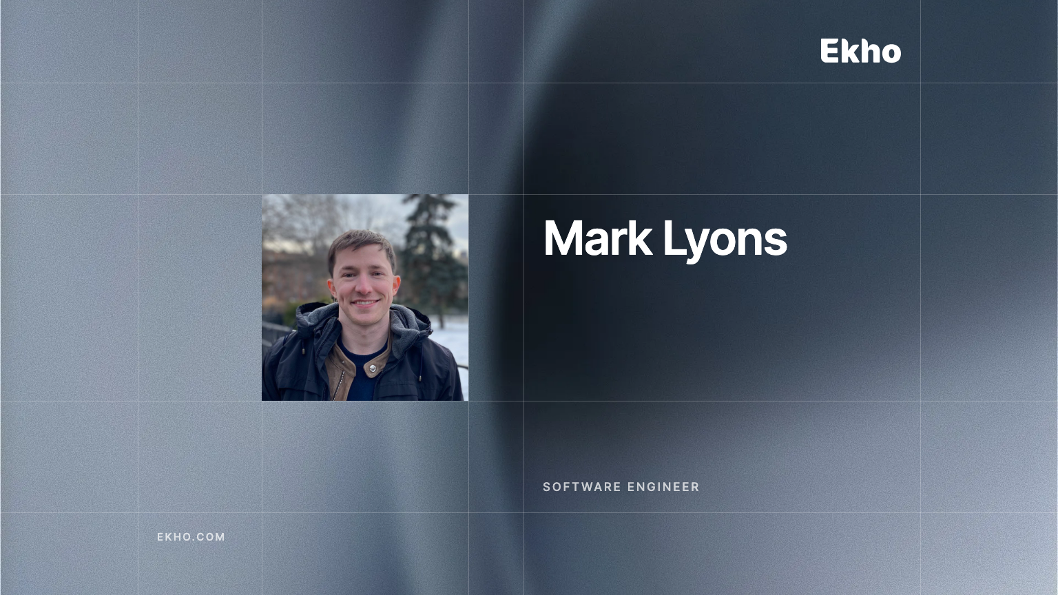 Welcoming Mark Lyons, Software Engineer