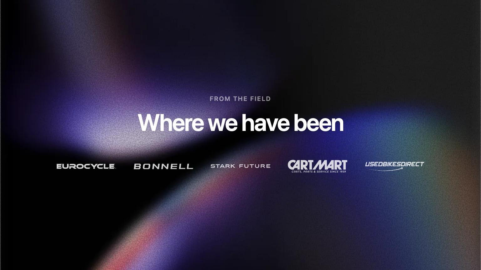 Where We Have Been