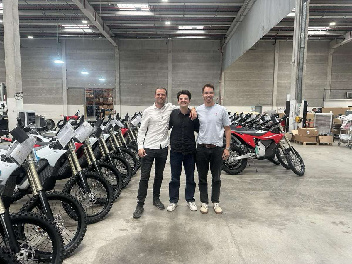 The Ekho team with Stark Future in Barcelona