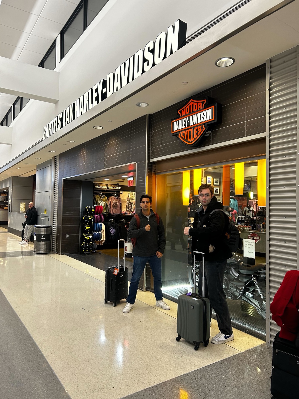 Spotted at the Harley-Davidson airport store